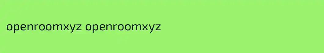 openroomxyz openroomxyz